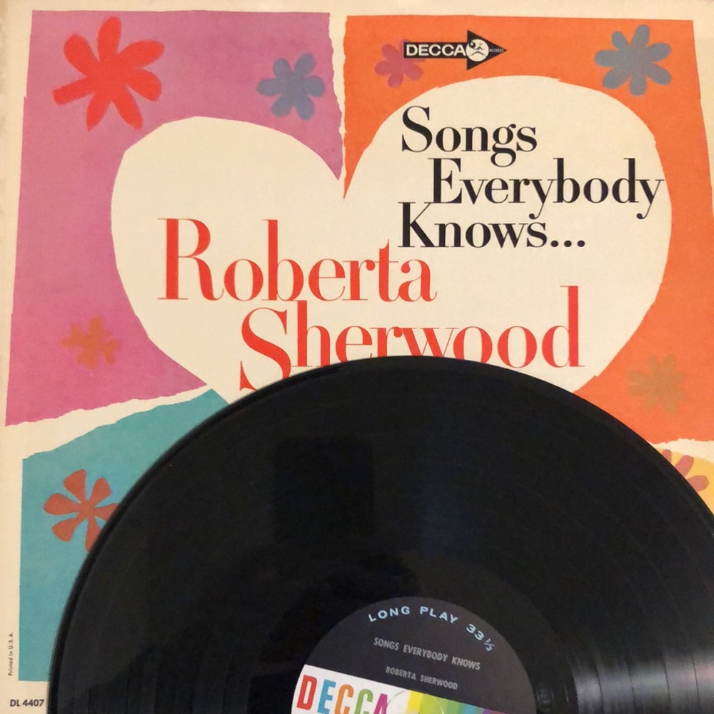 Roberta Sherwood Songs Everybody Knows... Vinyl Lp '63